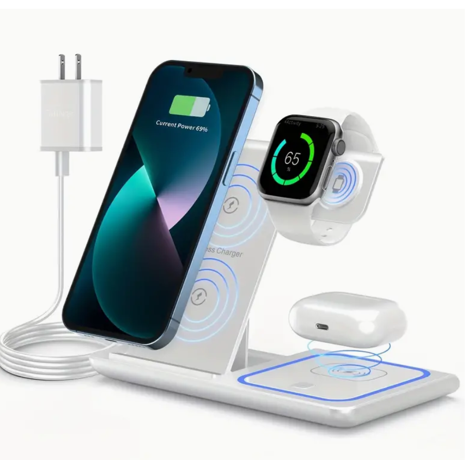 PowerHub™ 3-in-1 Fast Wireless Charging Station