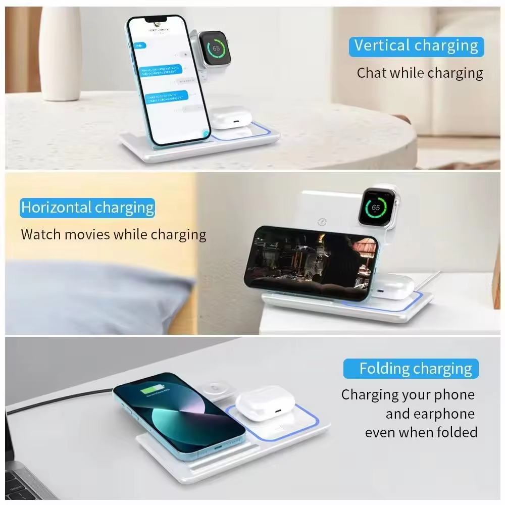 PowerHub™ 3-in-1 Fast Wireless Charging Station