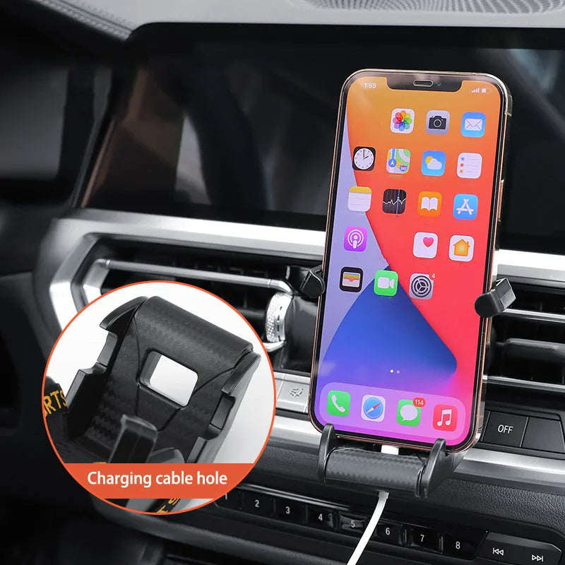 Racing Seat Shape Car Phone Holder Auto Air Vent Mobile Phone Clip 360