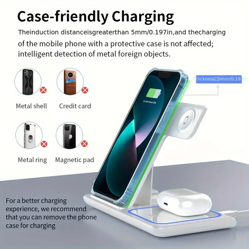 PowerHub™ 3-in-1 Fast Wireless Charging Station